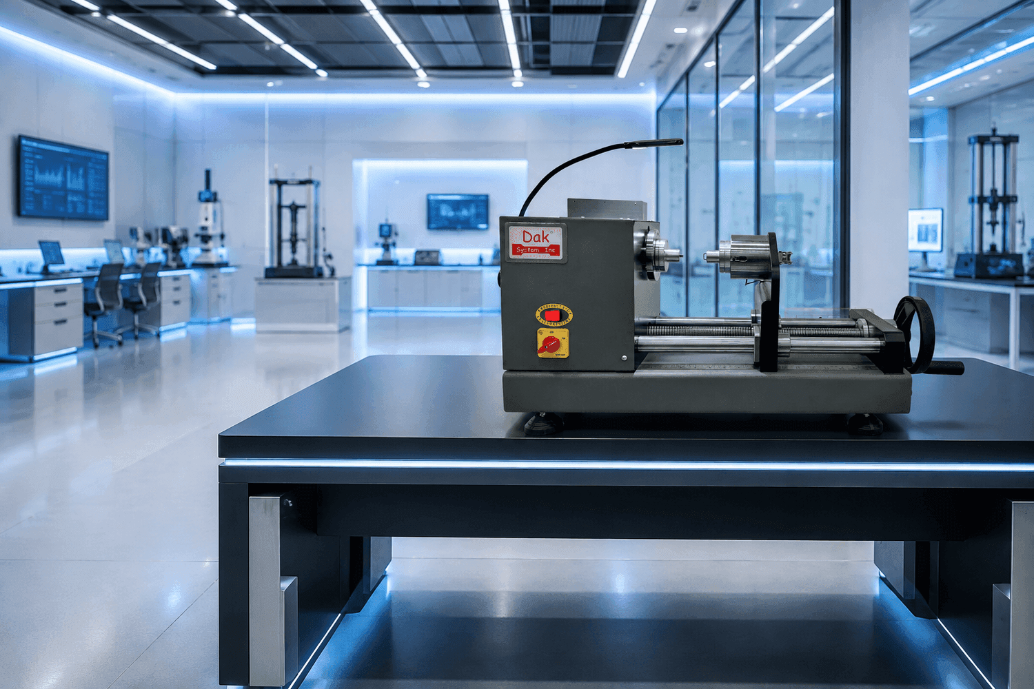 Torsion Tester in a materials testing laboratory
